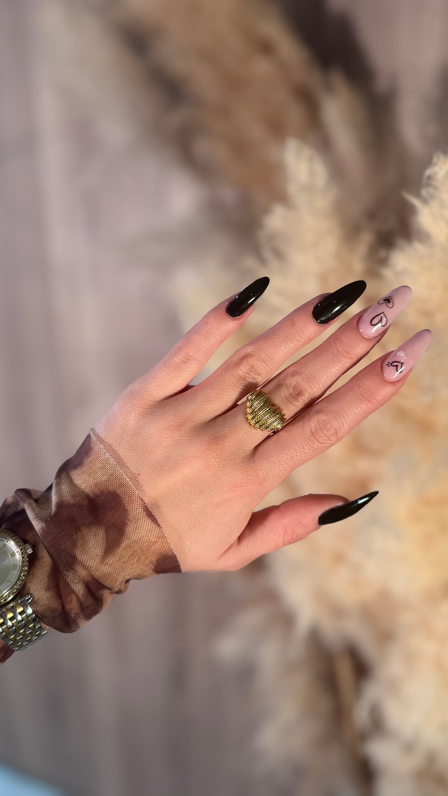 BAGUE COEUR - DORÉE