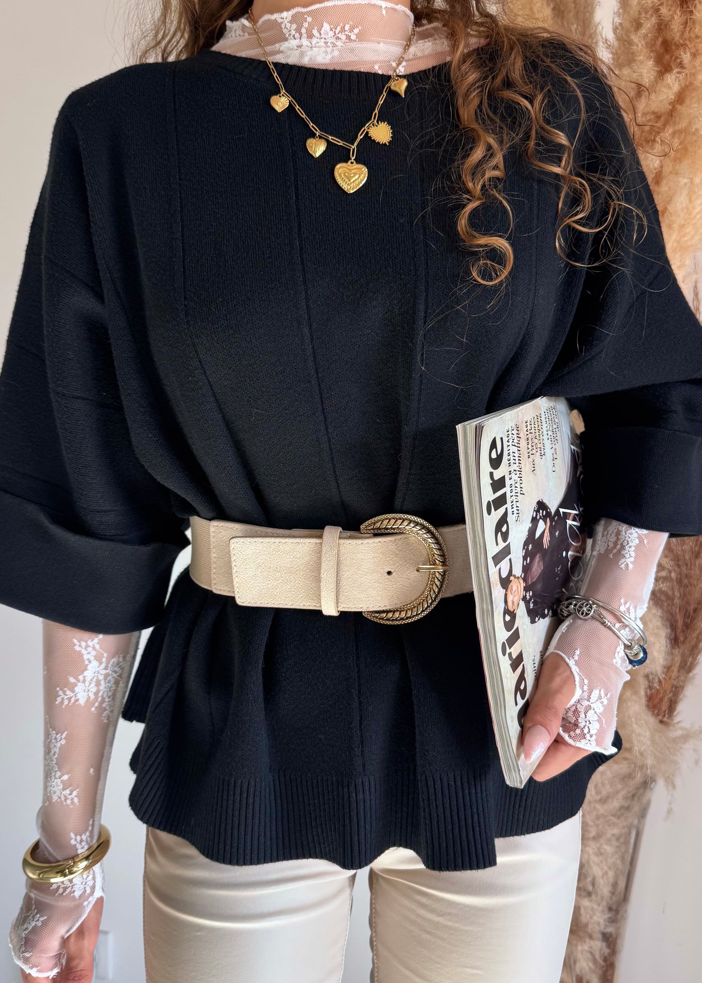 PULL LOU - NOIR