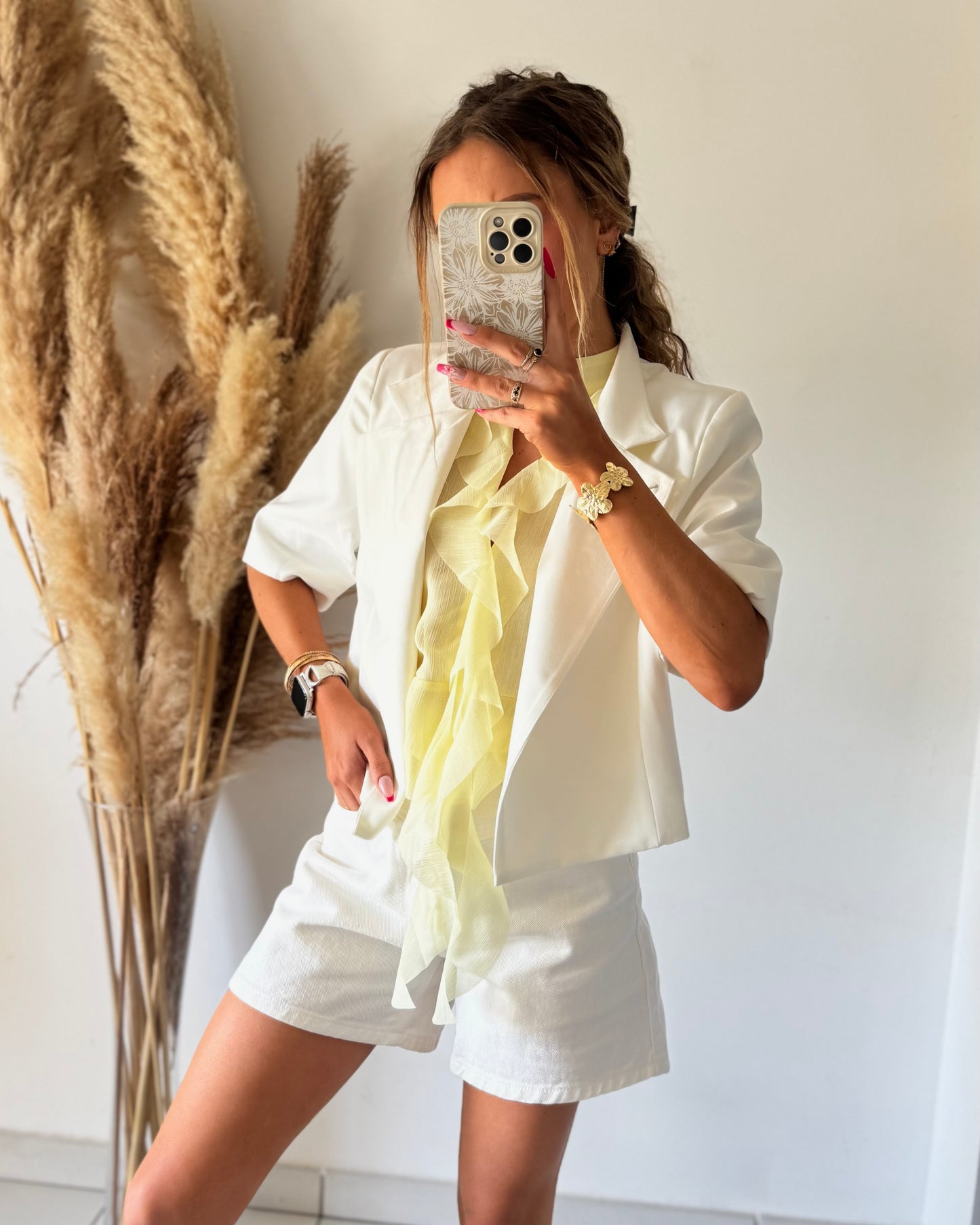 BLAZER MONA - BLANC