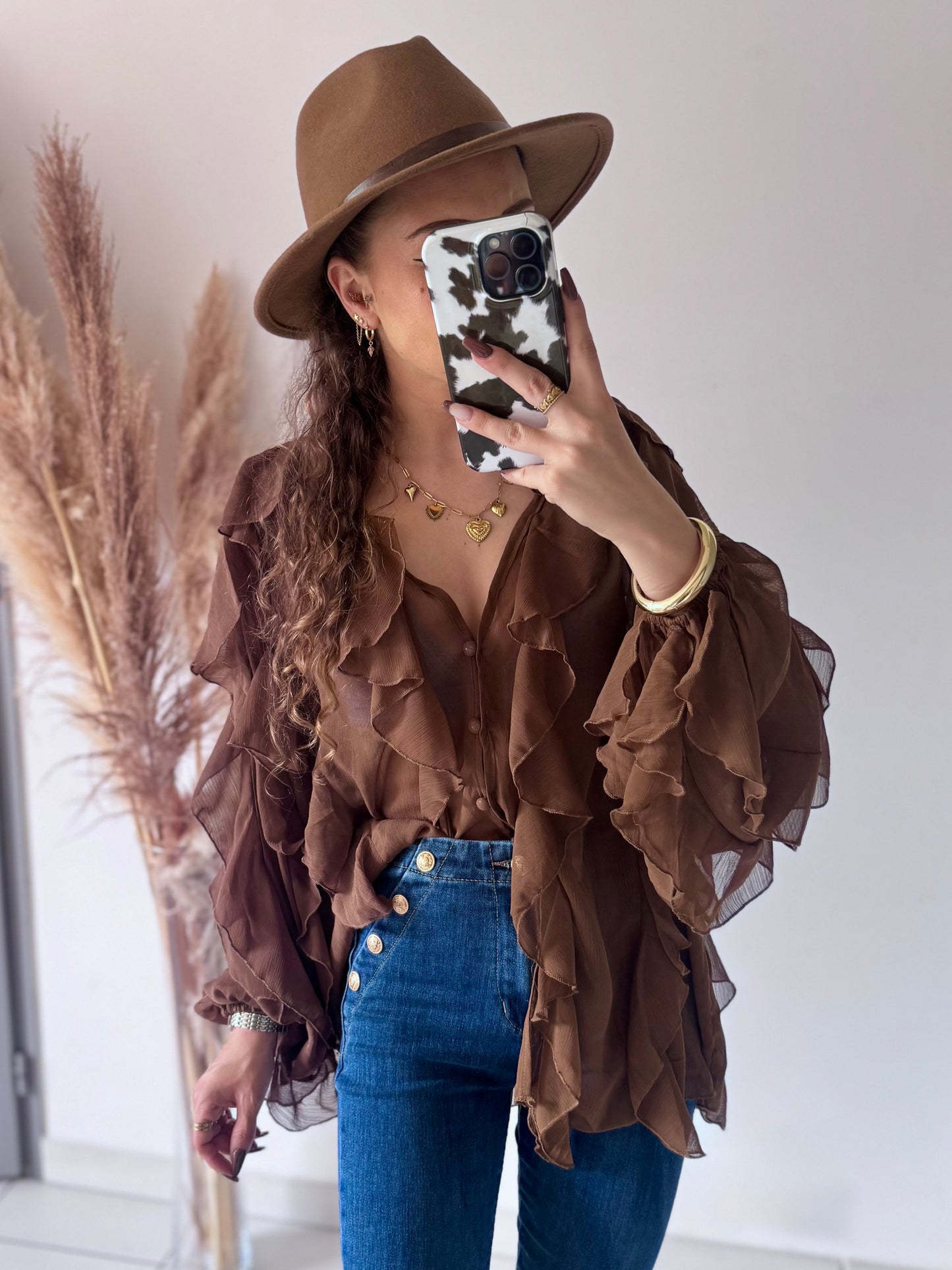 BLOUSE - CACAO
