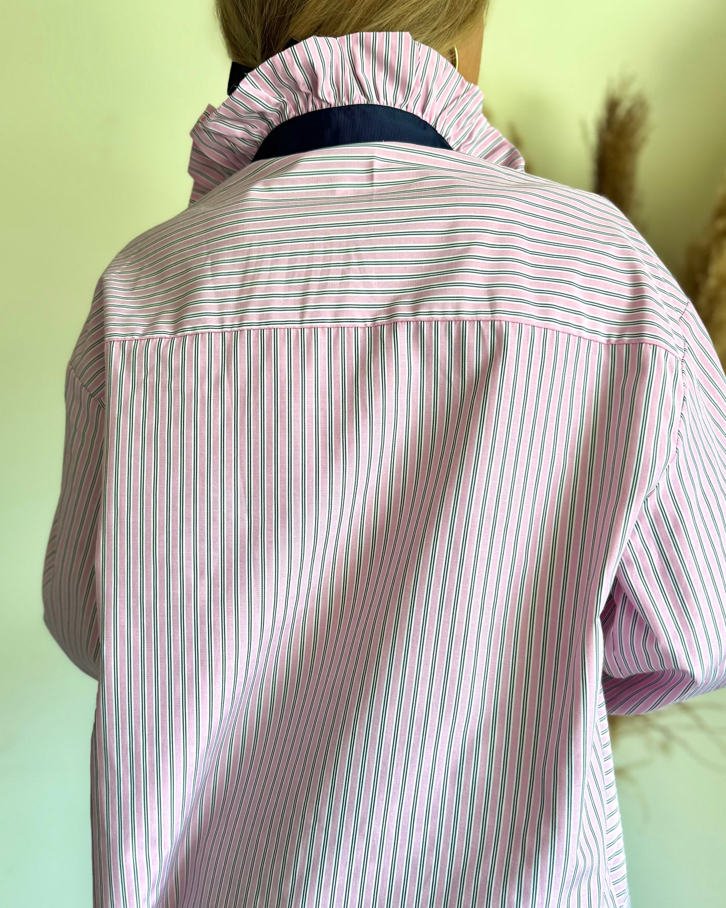 BLOUSE RAYÉE - ROSE