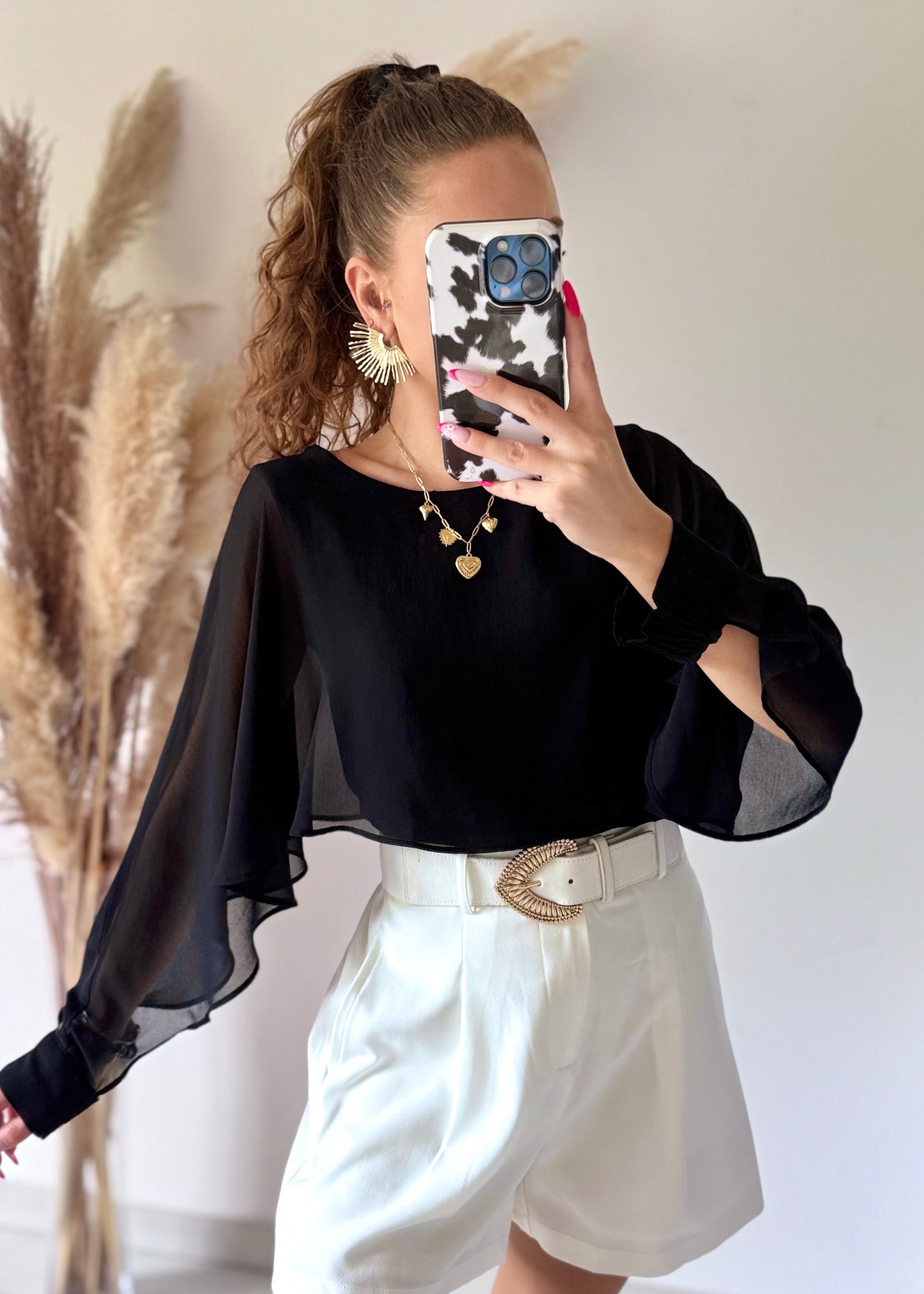 BLOUSE COLETTE - NOIR