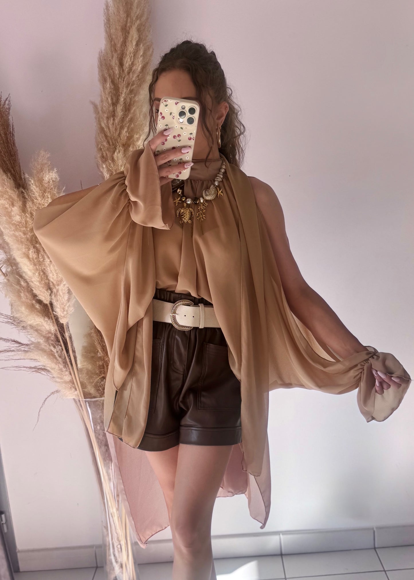TOP CARMEN - CAMEL