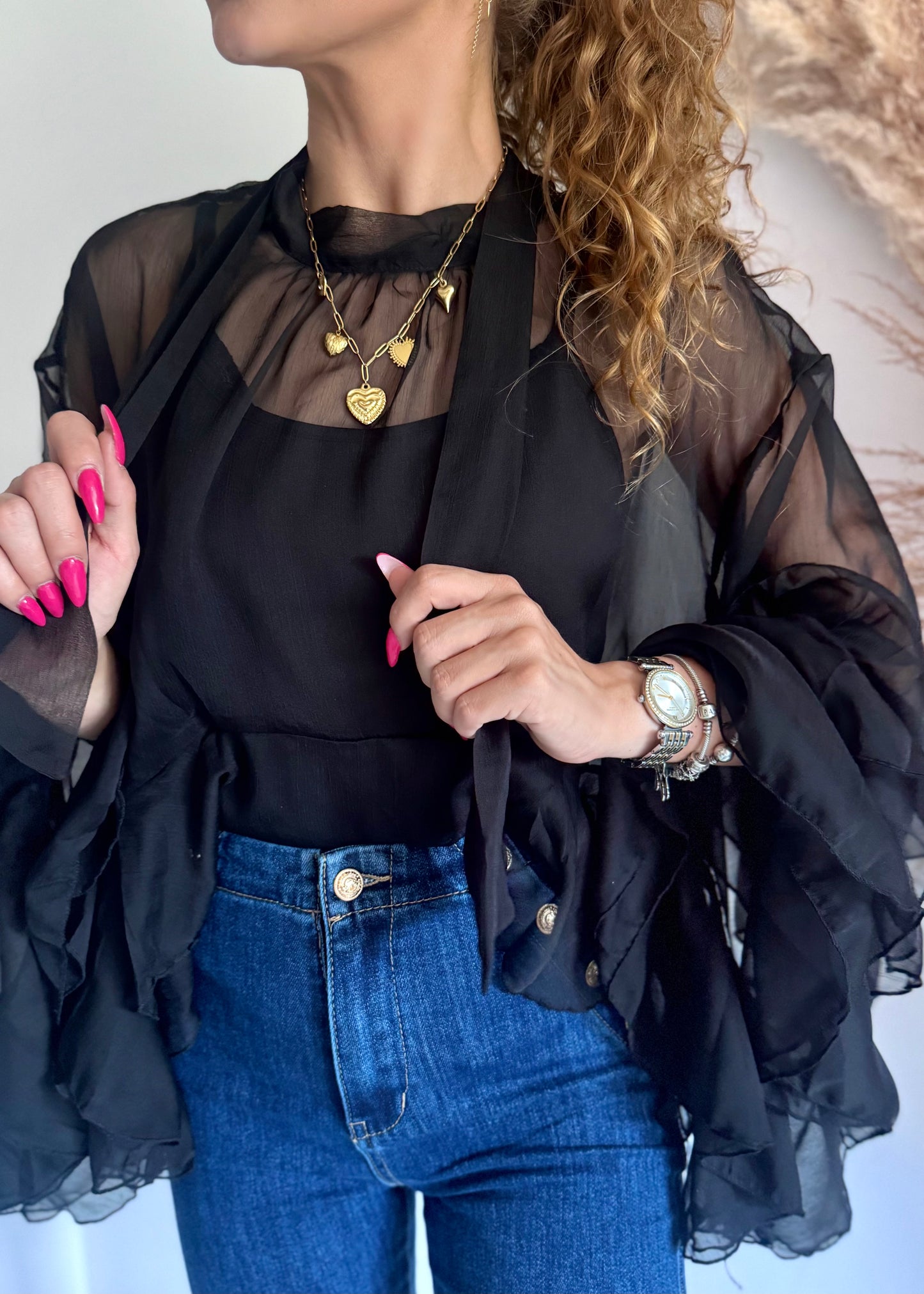 BLOUSE A VOLANTS - MONICA