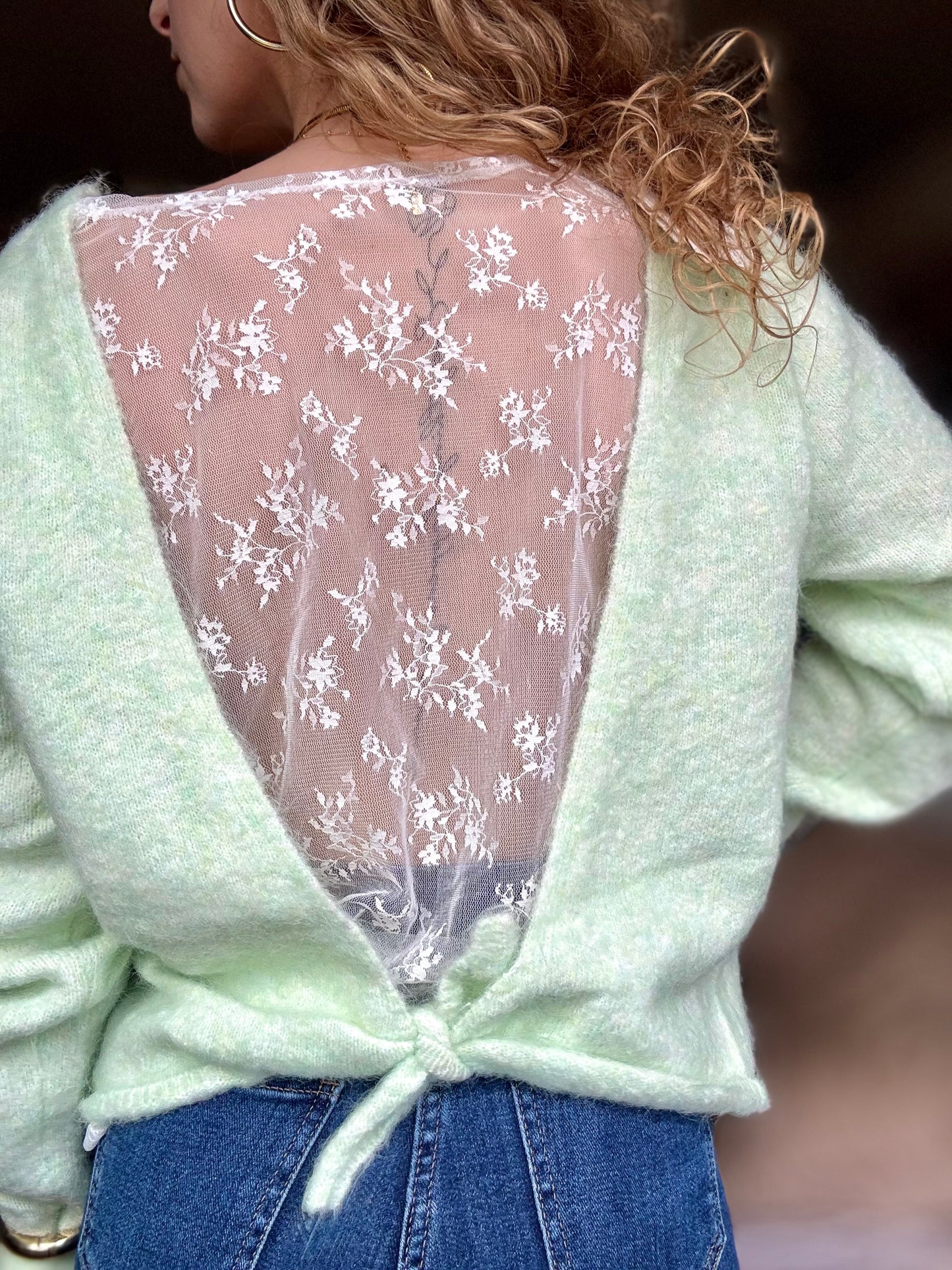 PULL CATALEYA - VERT D'EAU