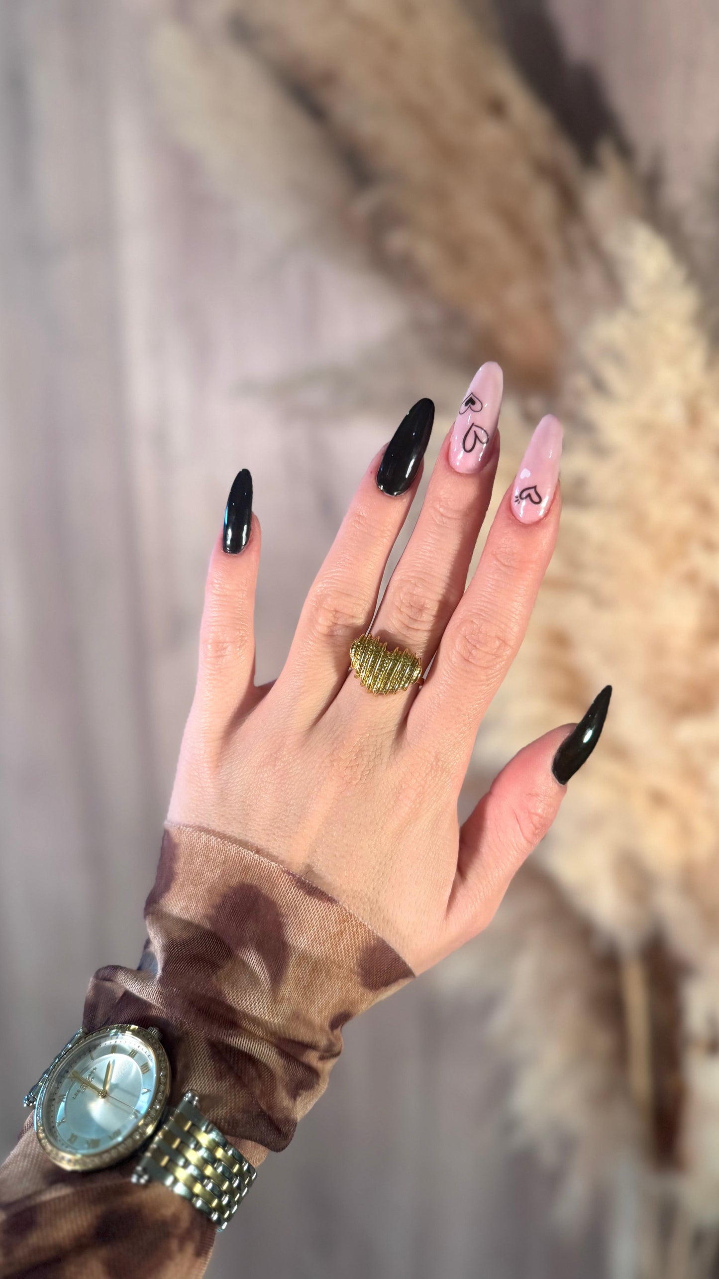 BAGUE COEUR - DORÉE