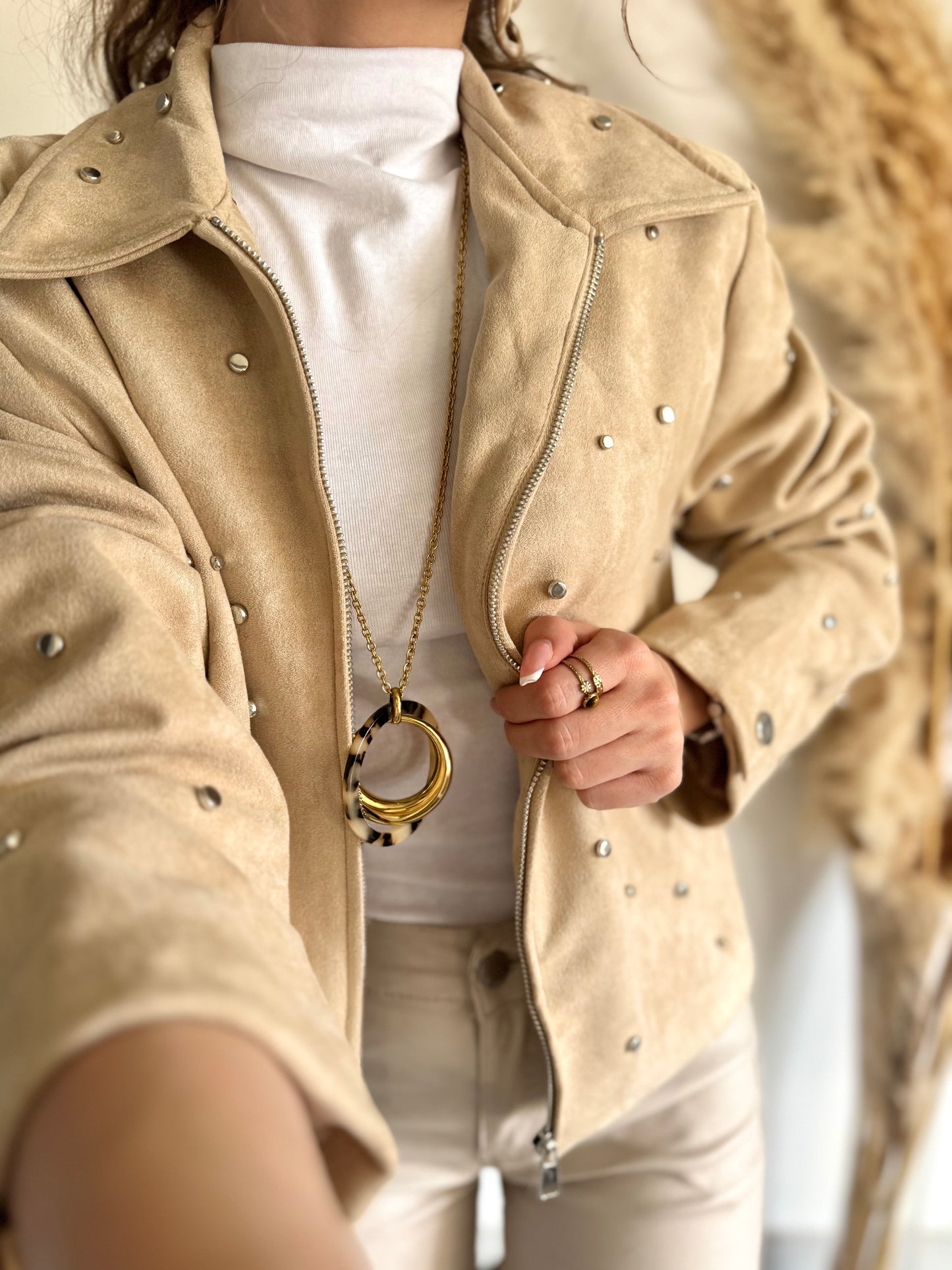 VESTE EN SUÉDINE - ALMA