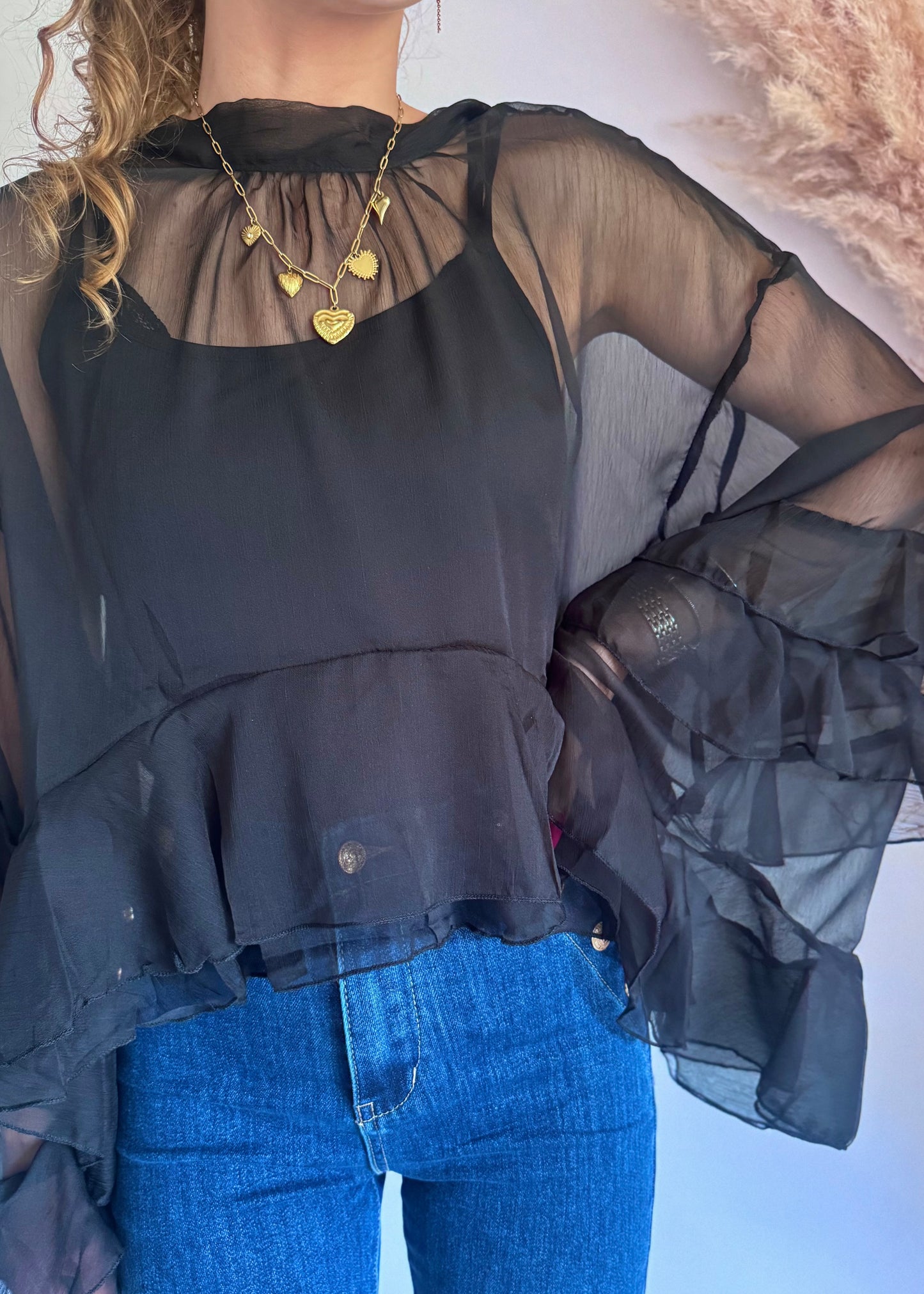 BLOUSE A VOLANTS - MONICA