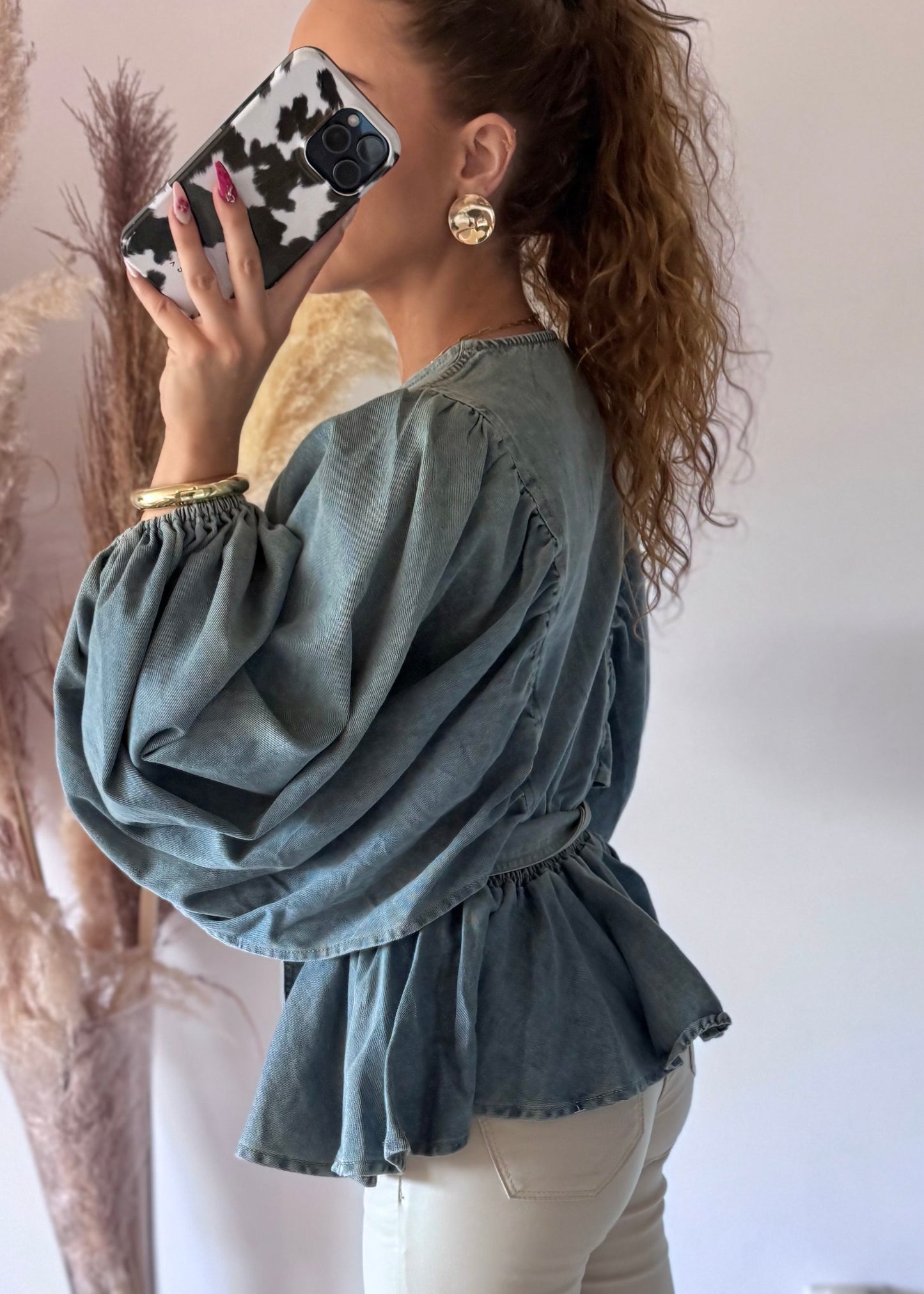 BLOUSE - DENIM