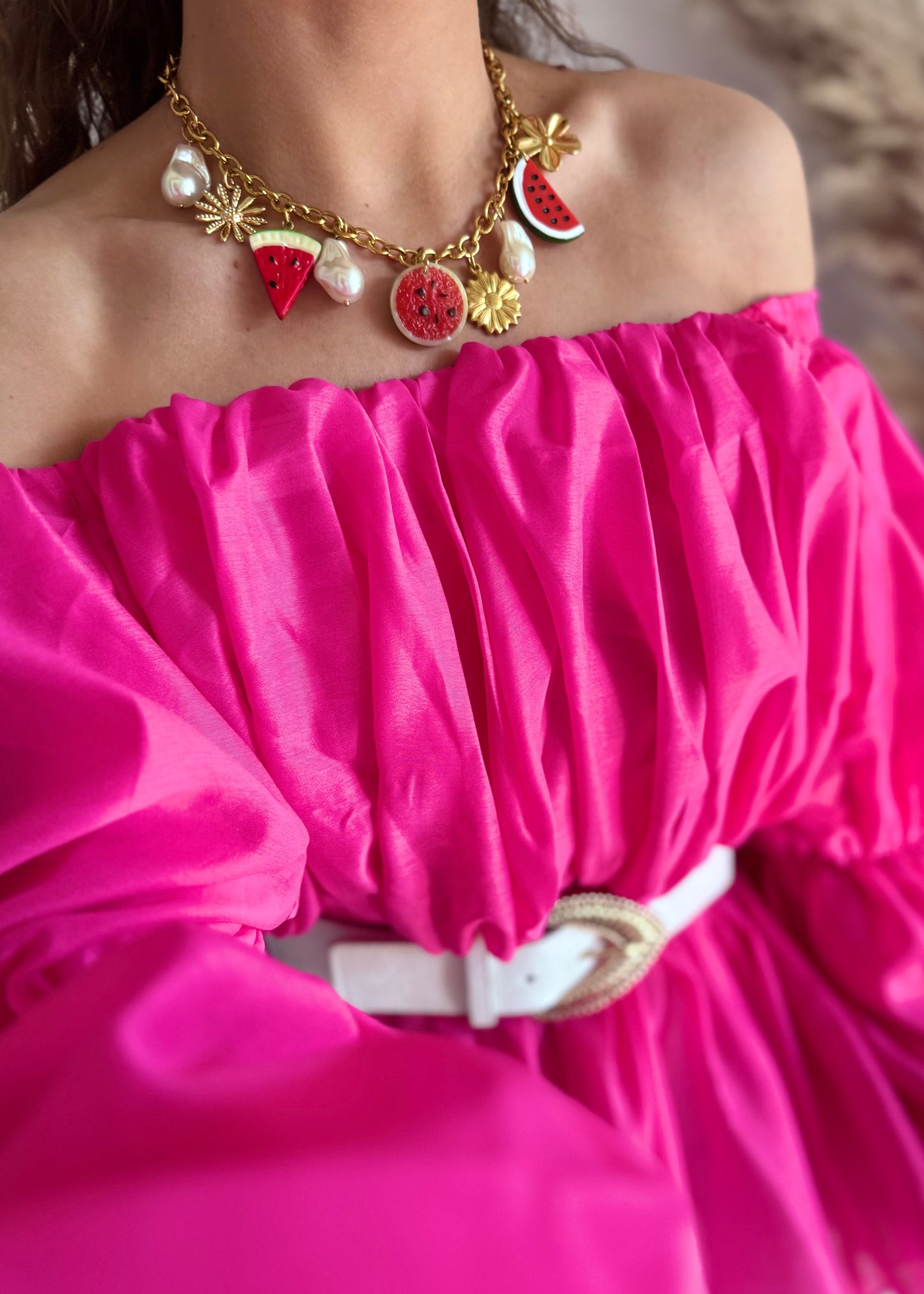 COLLIER PASTEQUE