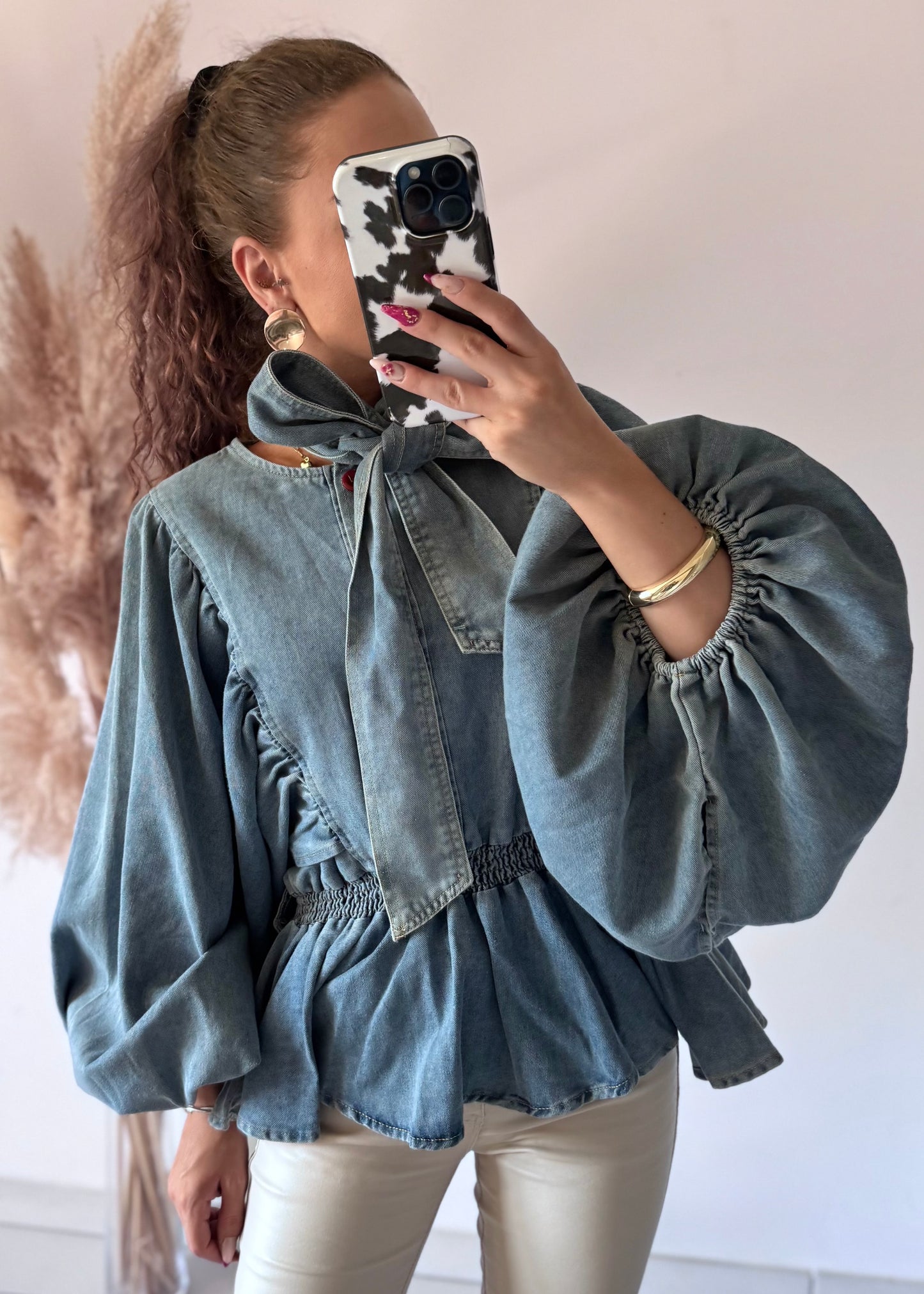 BLOUSE - DENIM