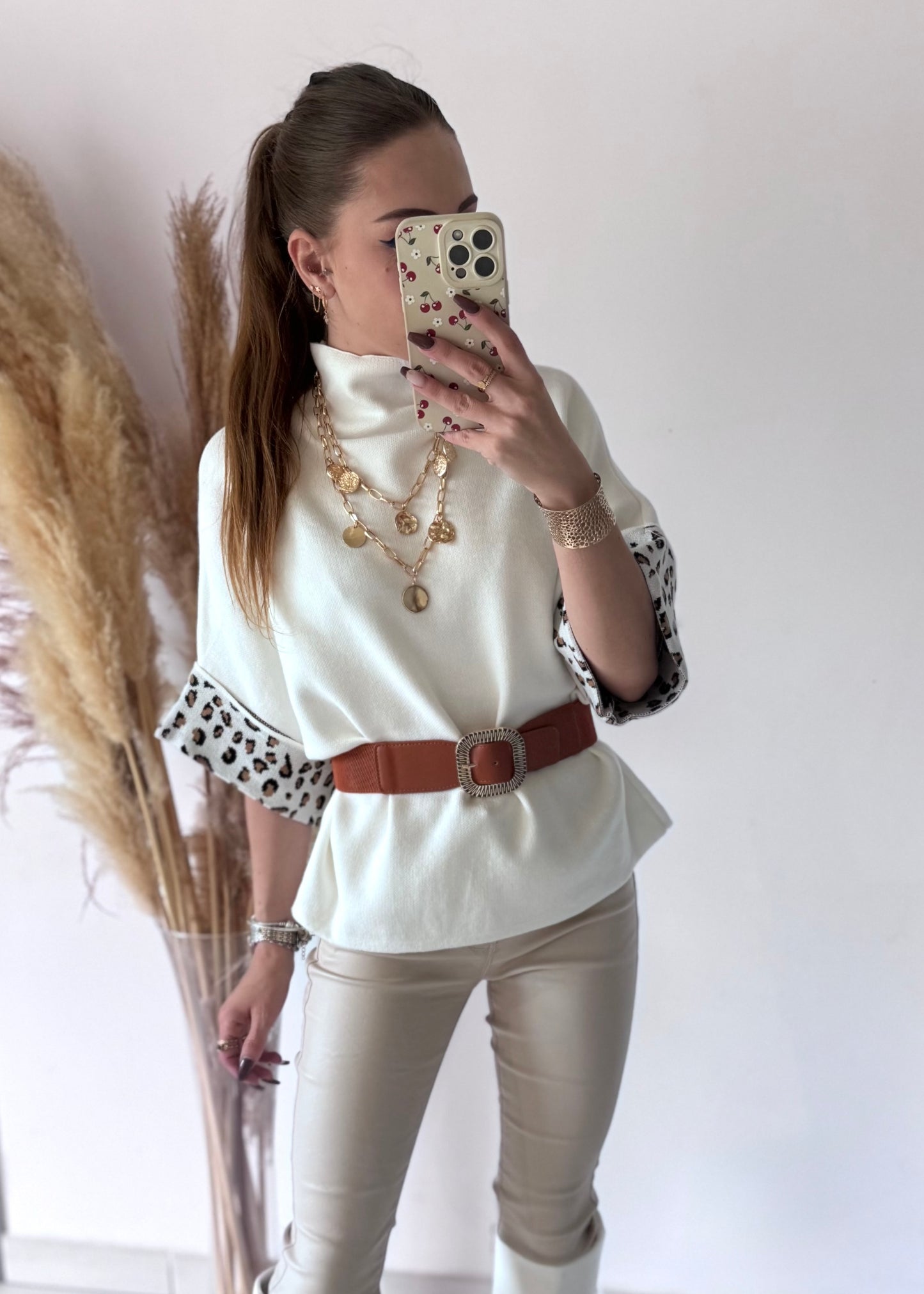 PULL SMITH - BLANC