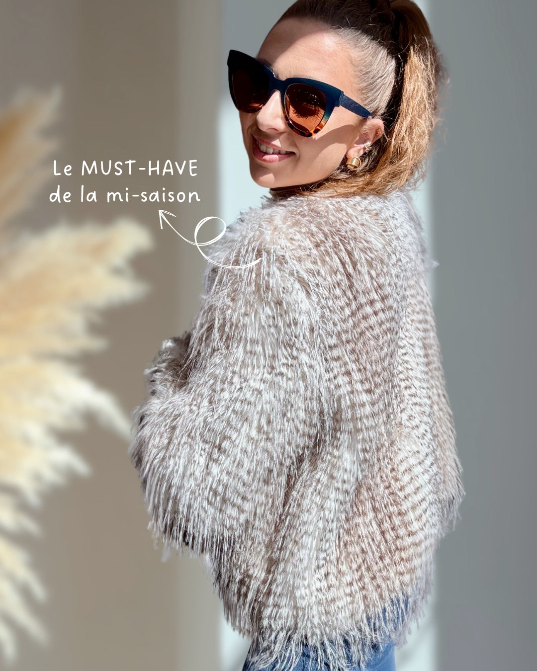 MANTEAU LISA - FAUSSE FOURRURE