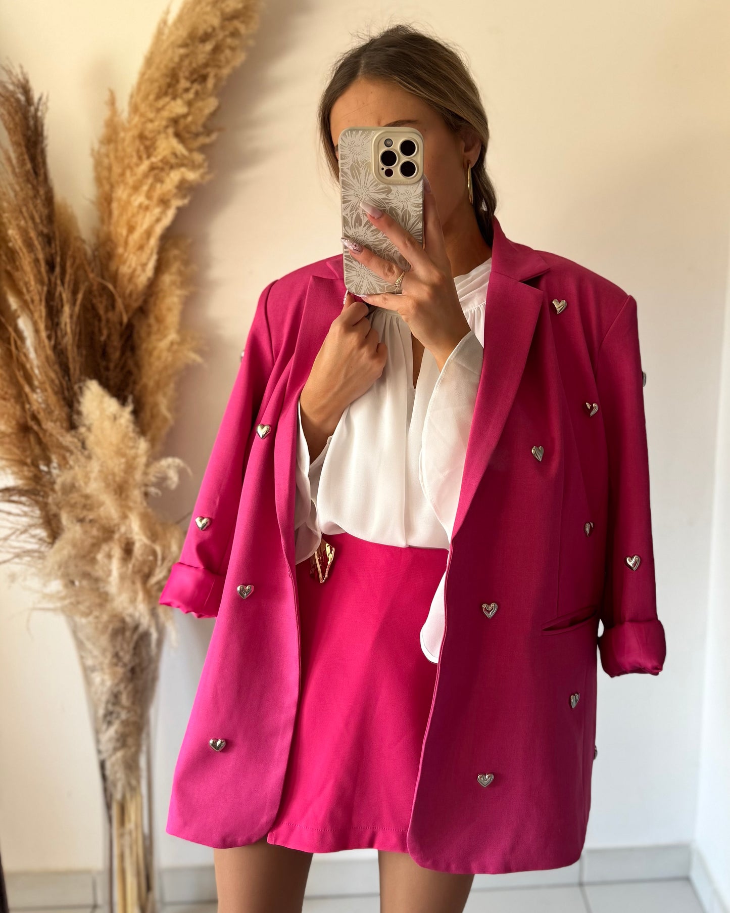 JUPE SHORT - FUSCHIA