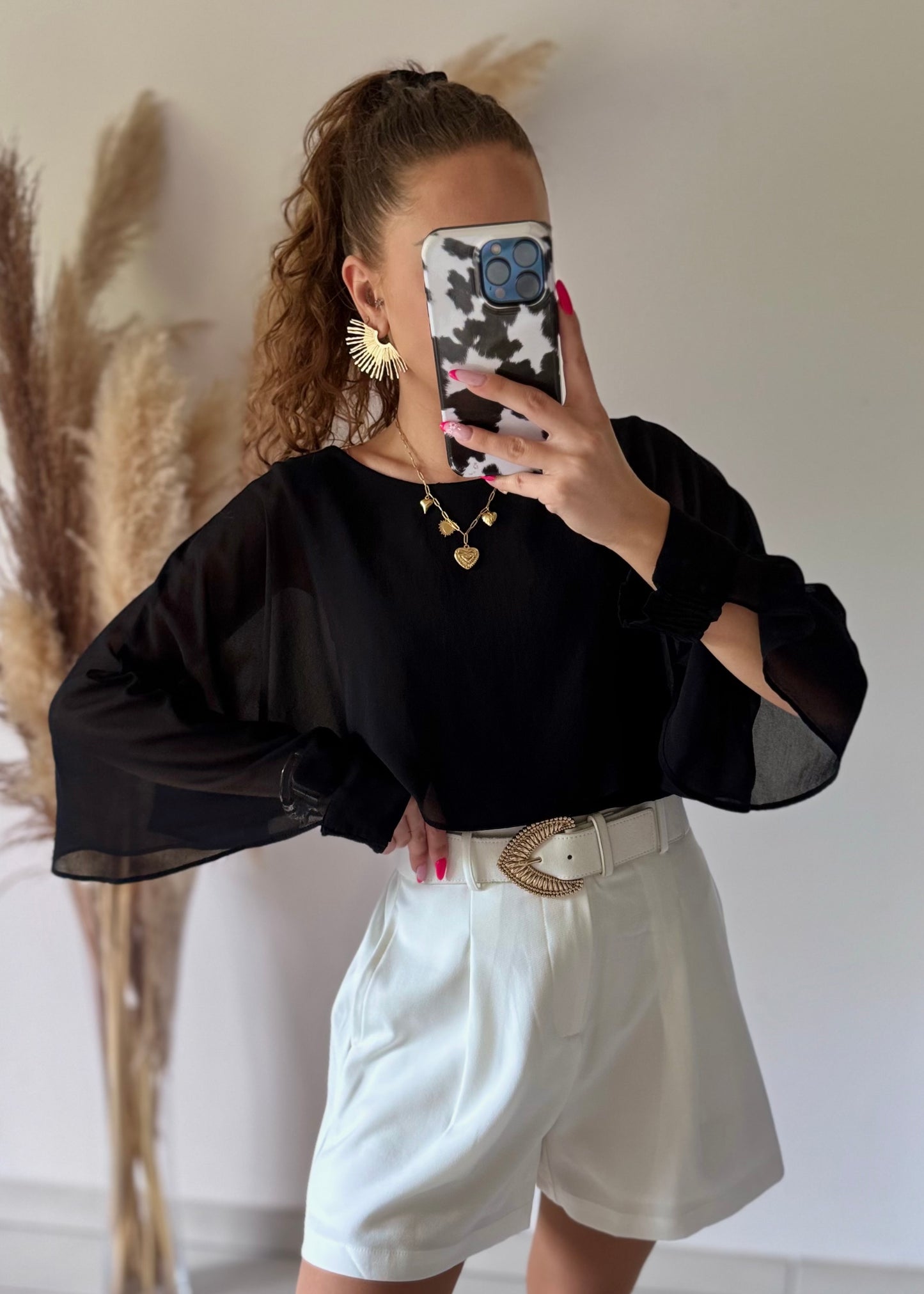 BLOUSE COLETTE - NOIR