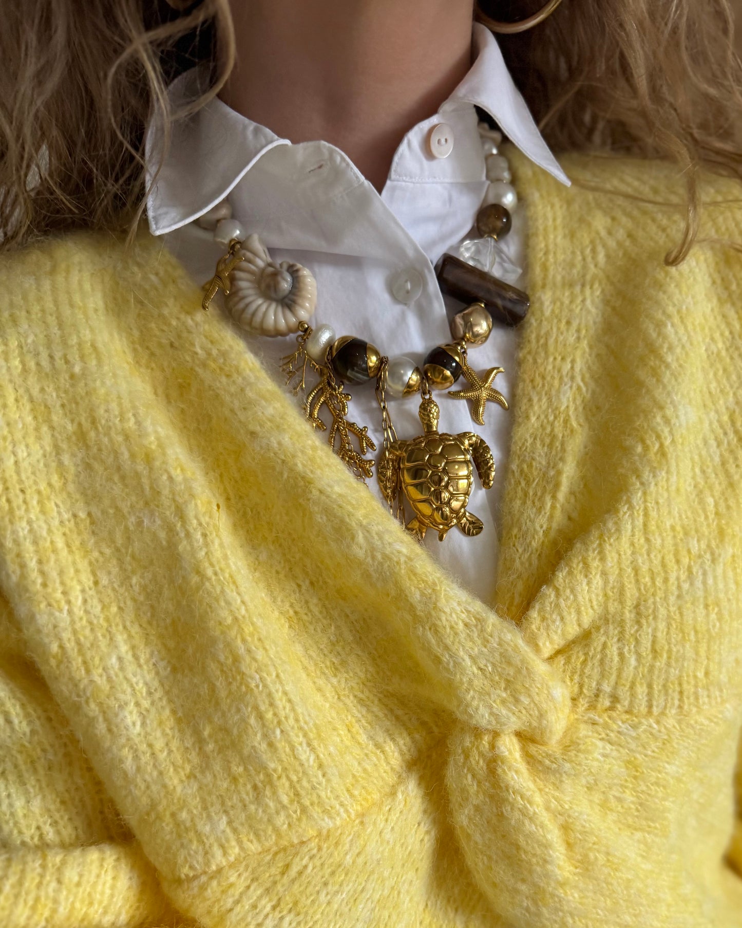 COLLIER MARÉE - MOKA