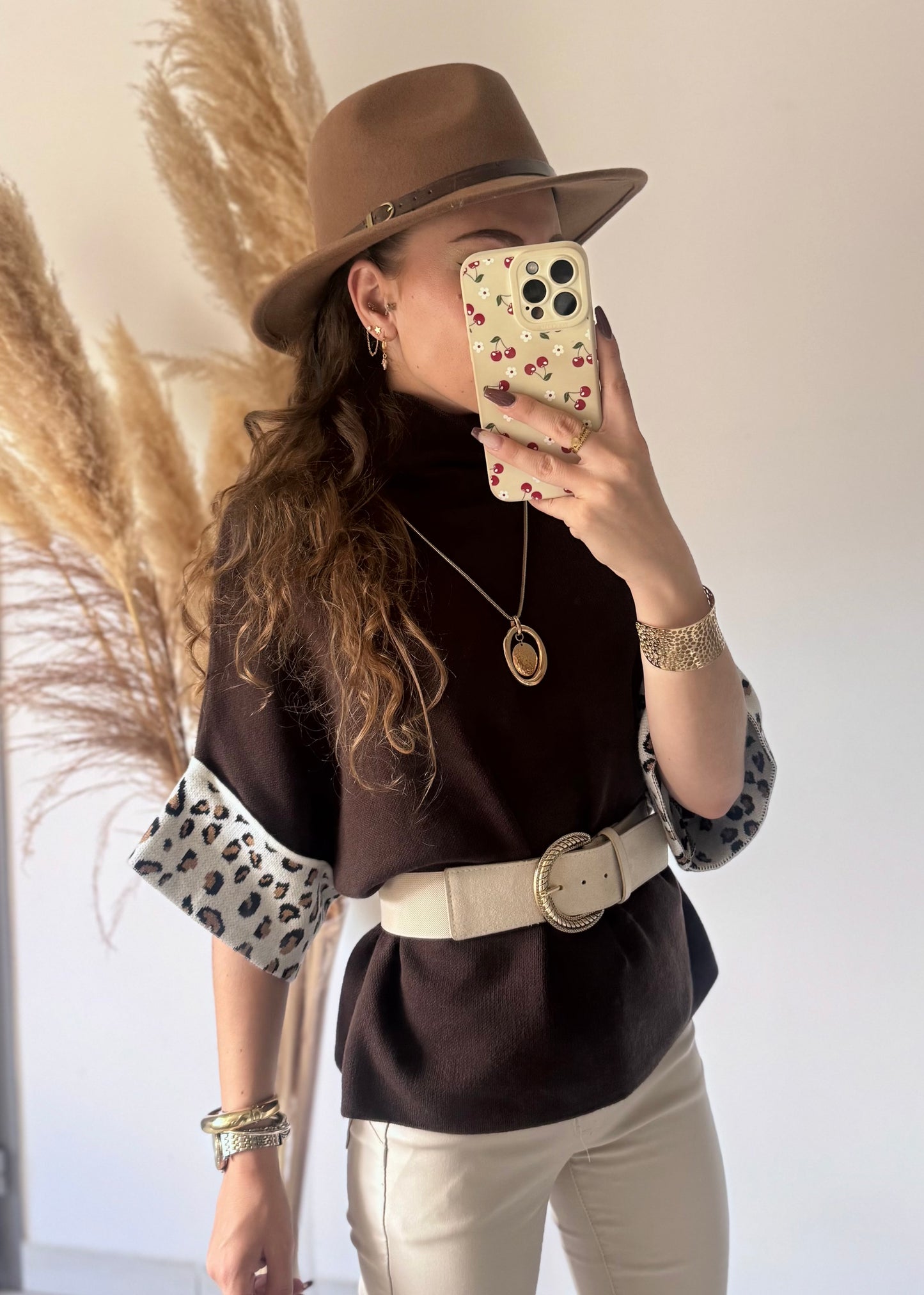 PULL SMITH - MARRON