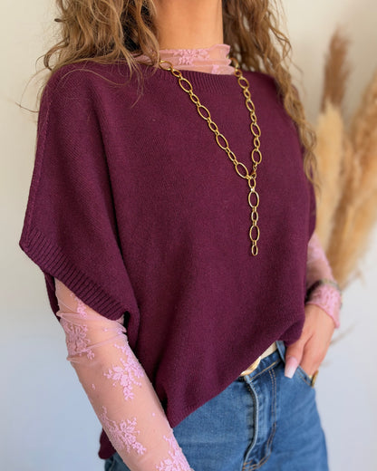 PULL EVA - BORDEAUX