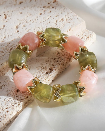 BRACELET - KAKI ROSE