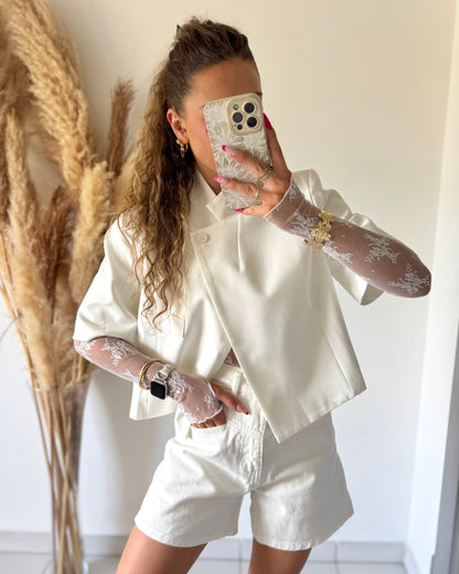 BLAZER MONA - BLANC