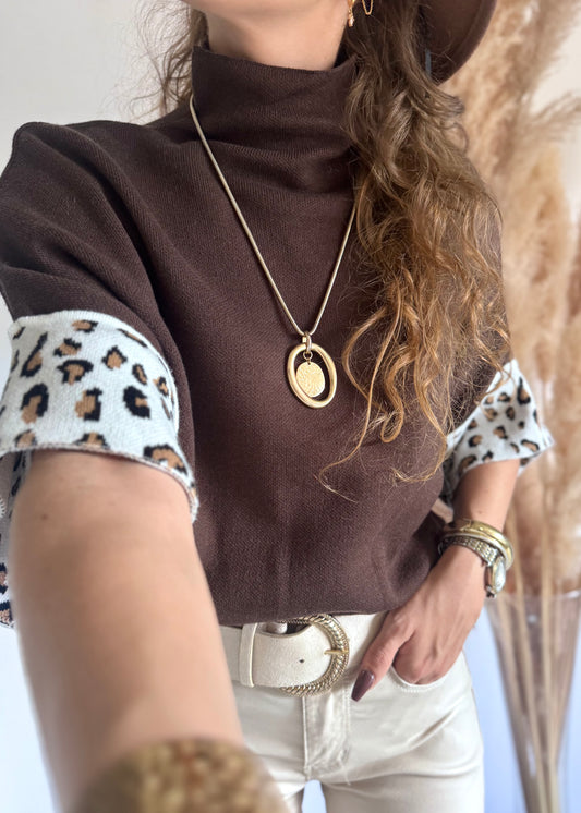 PULL SMITH - MARRON