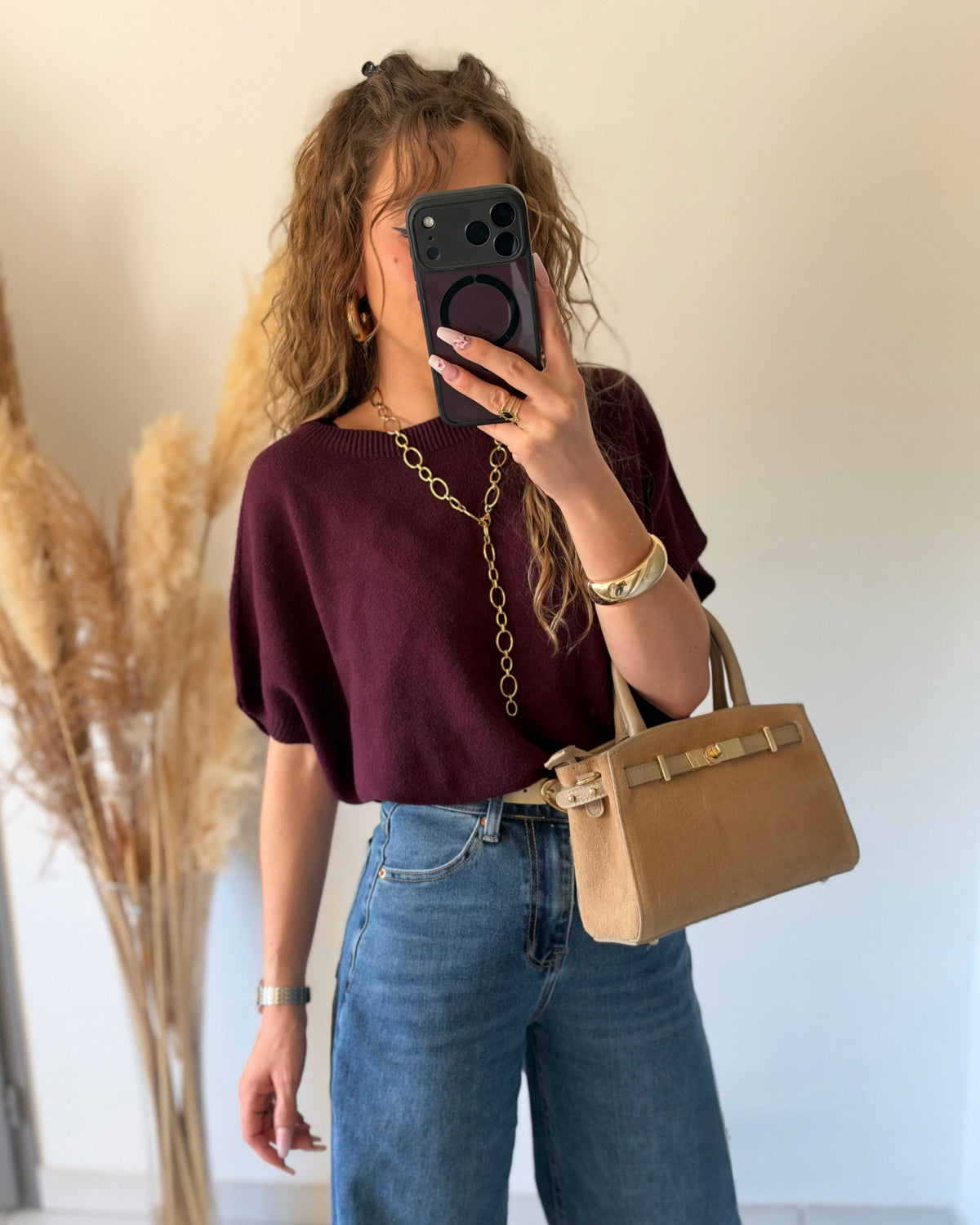 PULL EVA - BORDEAUX