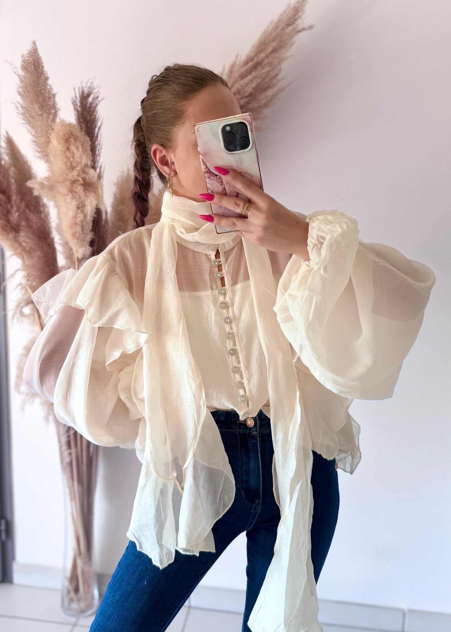 CHEMISE DIAMS - ECRU
