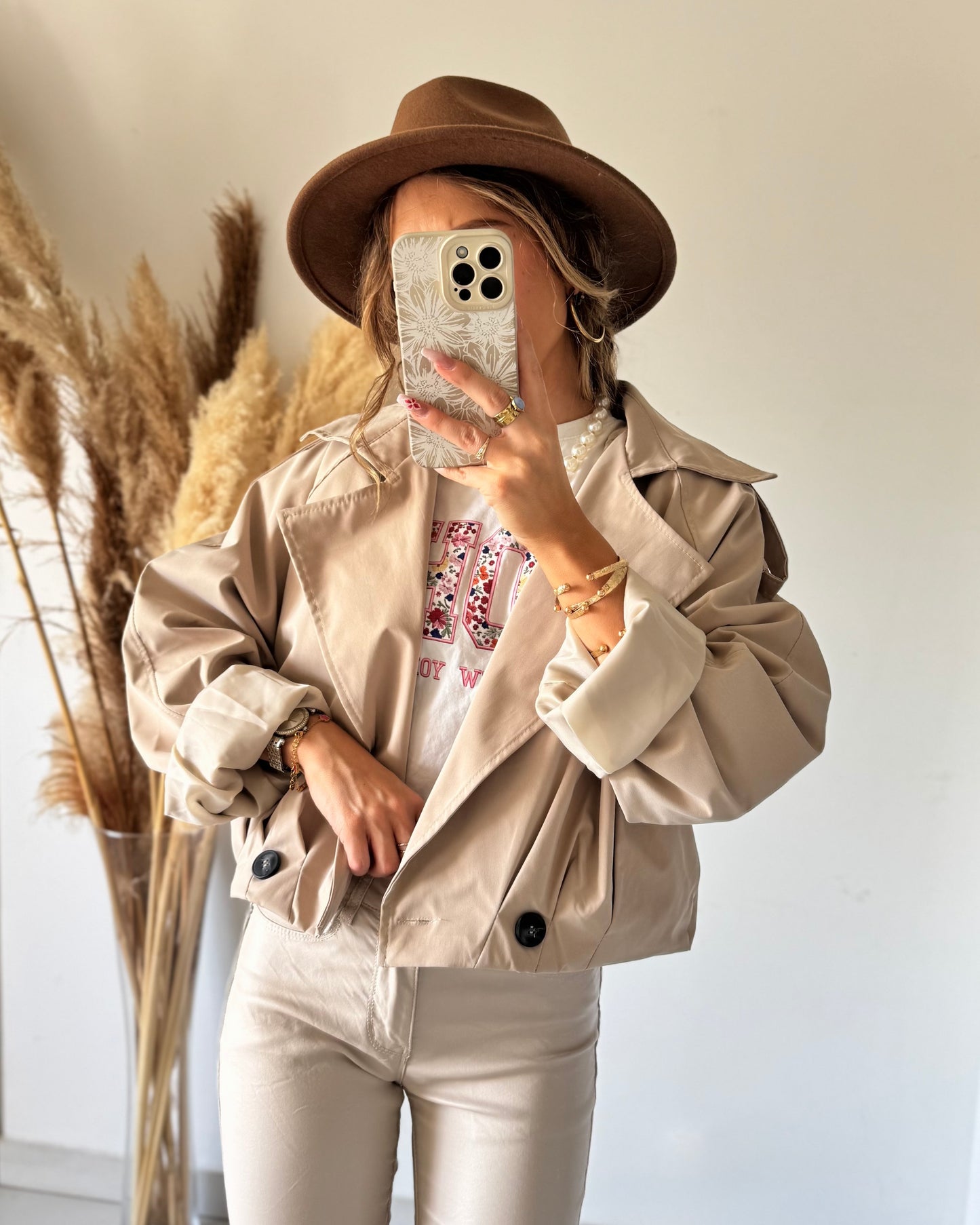 TRENCH COURT - BEIGE