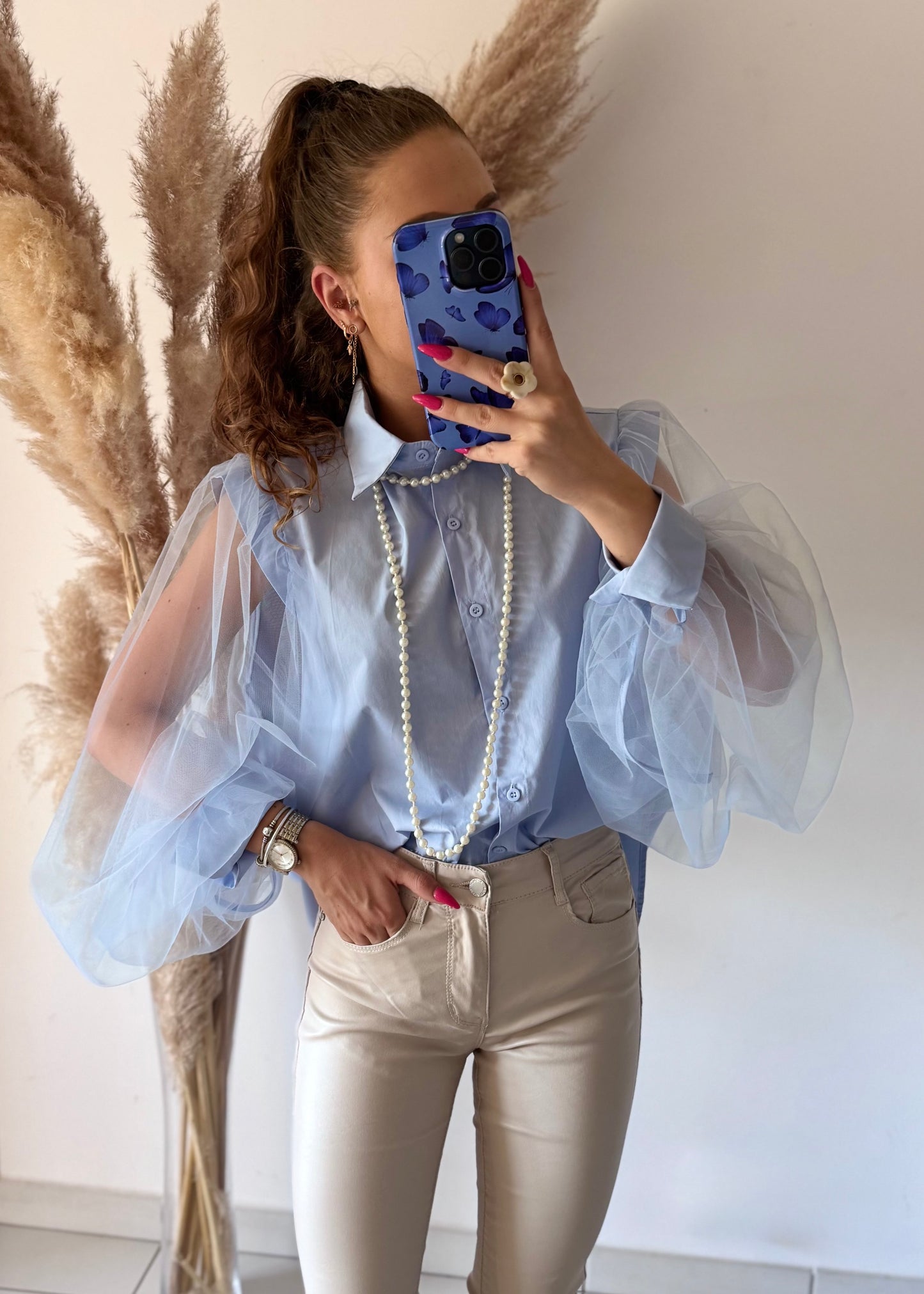 CHEMISE KATE - BLEU