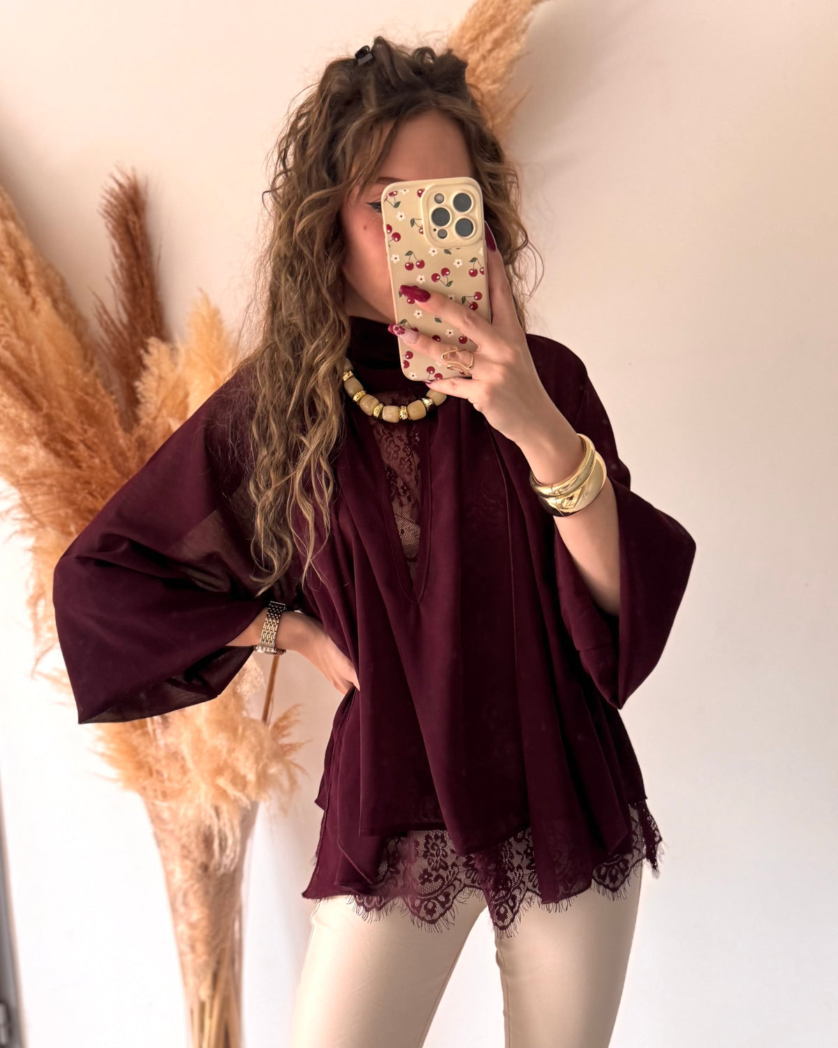 COLLIER ALBA - BEIGE