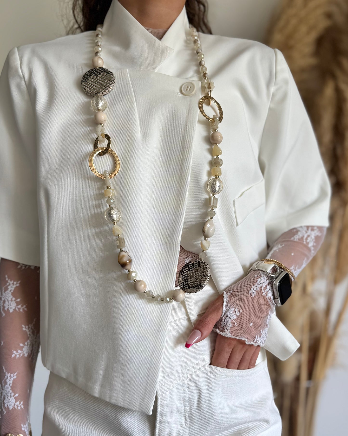 BLAZER MONA - BLANC