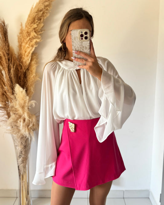 JUPE SHORT - FUSCHIA