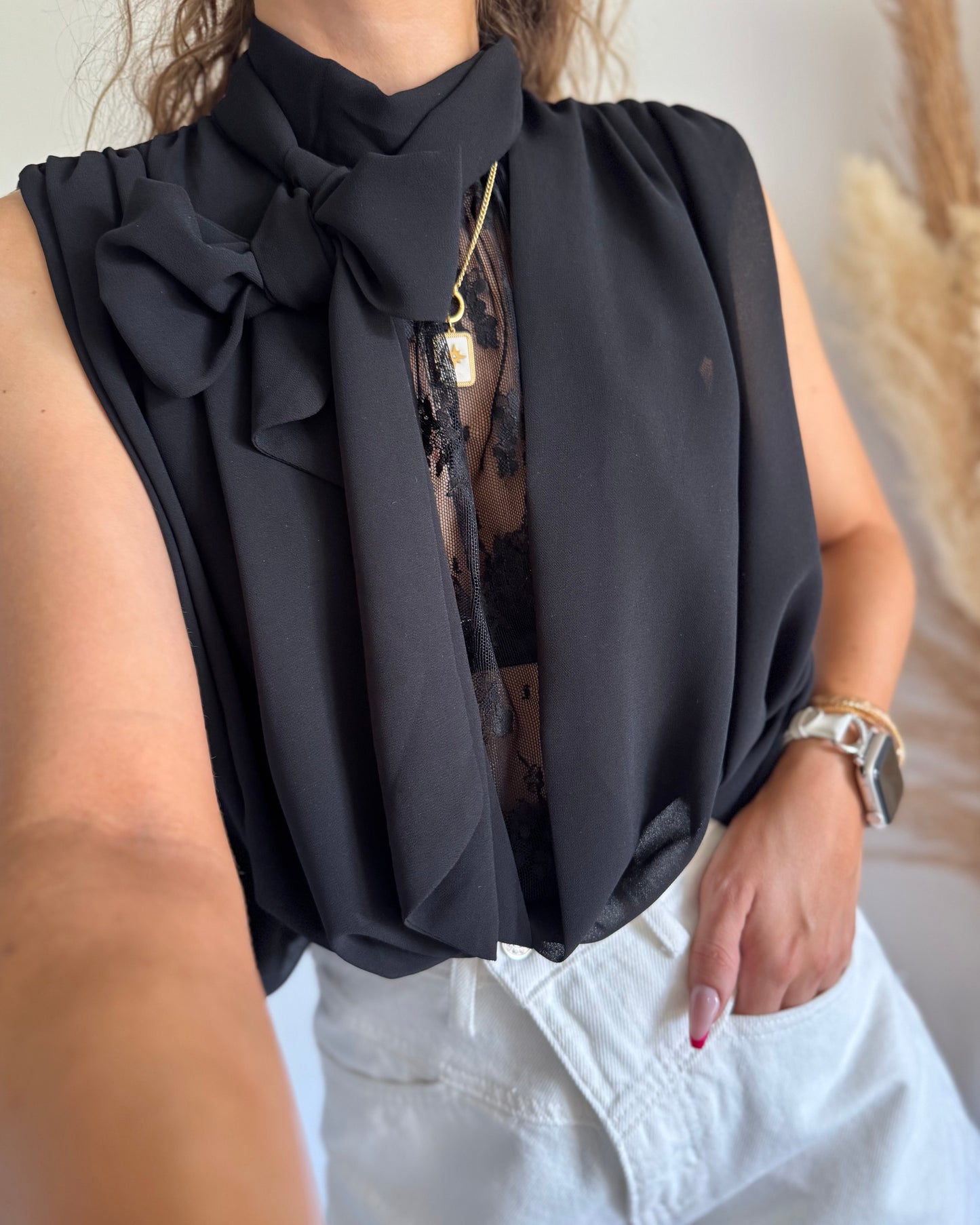 BLOUSE LORIE - NOIR