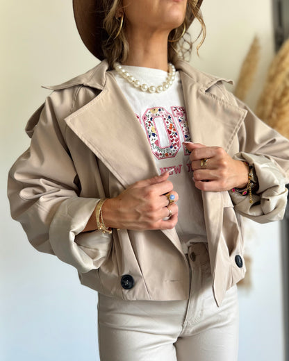 TRENCH COURT - BEIGE