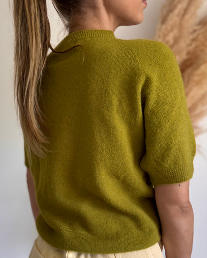 PULL MARGOT - VERT ANIS
