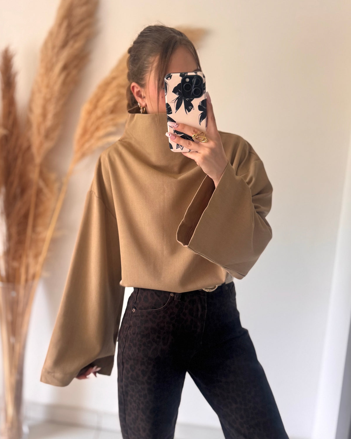 BLOUSE PALOMA - CAMEL