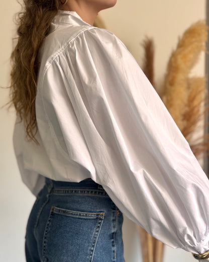 CHEMISE BALLON - BLANC