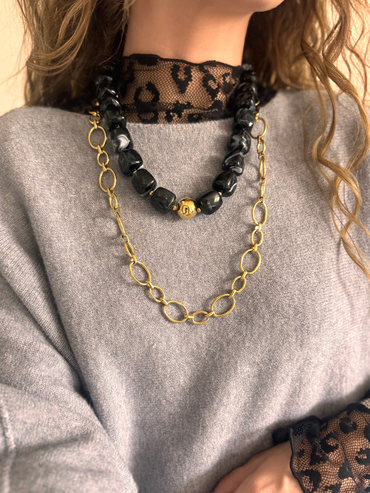 COLLIER DIANA - DORÉ
