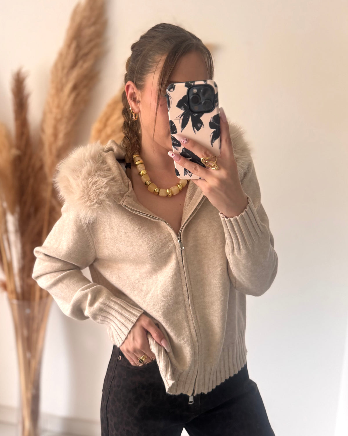 GILET LILOU - BEIGE