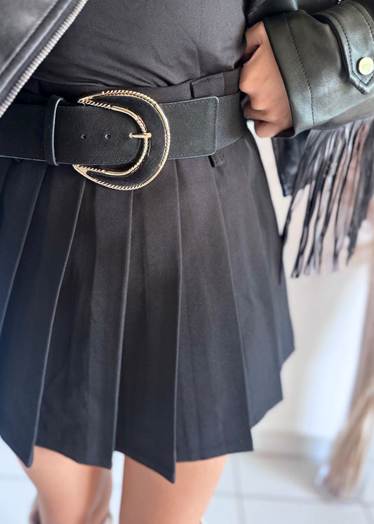 JUPE SHORT - NOIR