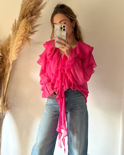 BLOUSE ROSALIA - FUCHSIA