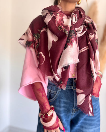FOULARD VICTORIA - BORDEAUX