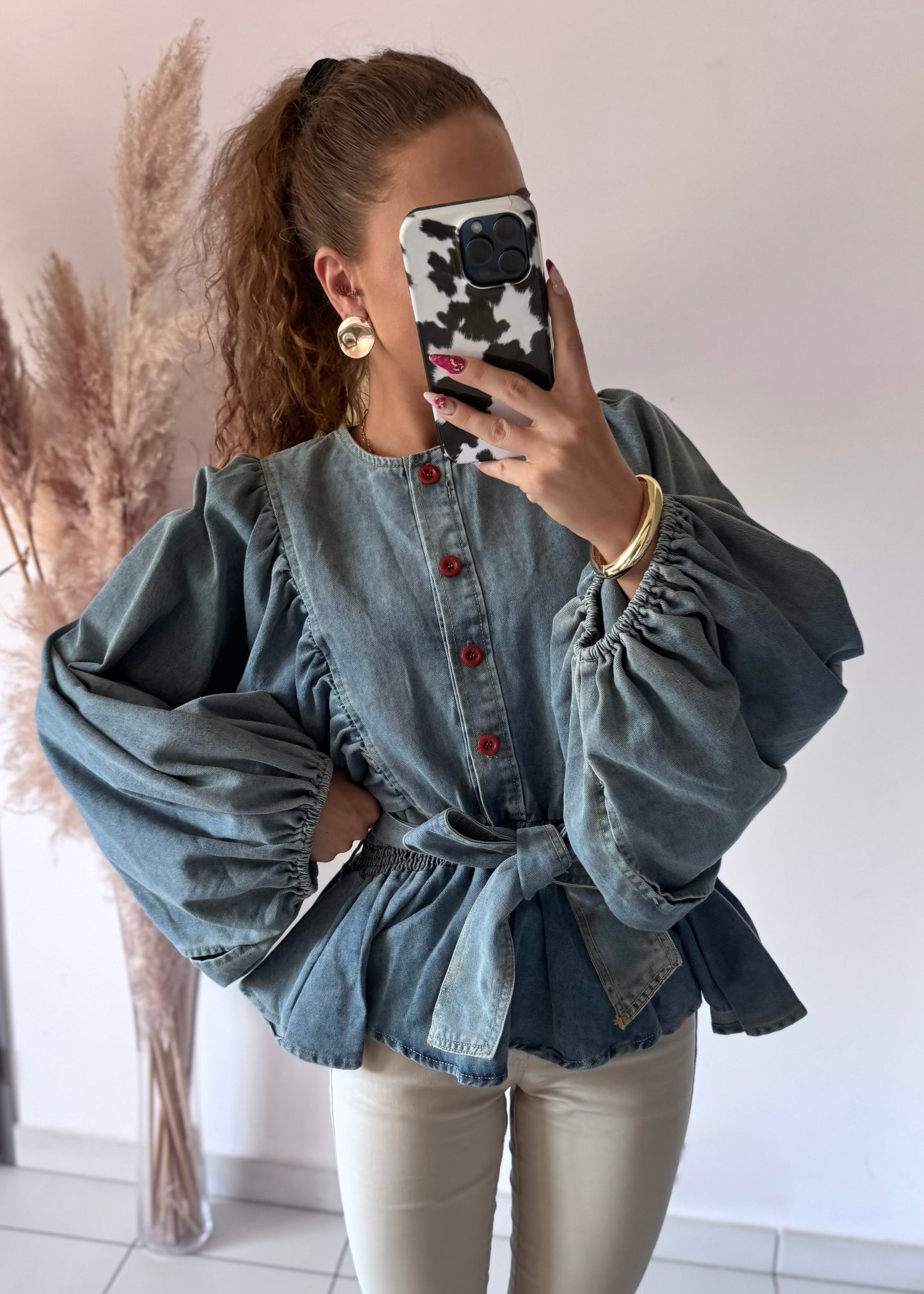 BLOUSE - DENIM