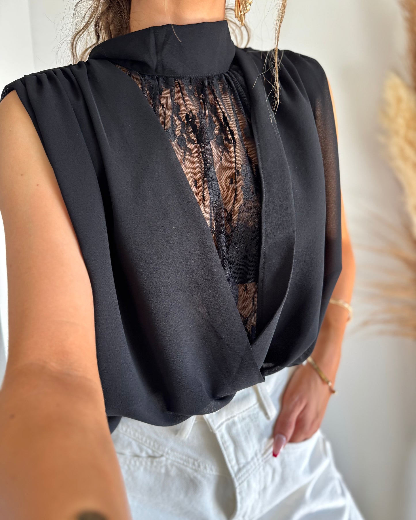 BLOUSE LORIE - NOIR