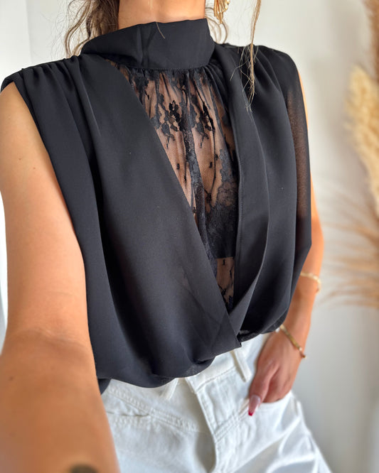BLOUSE LORIE - NOIR
