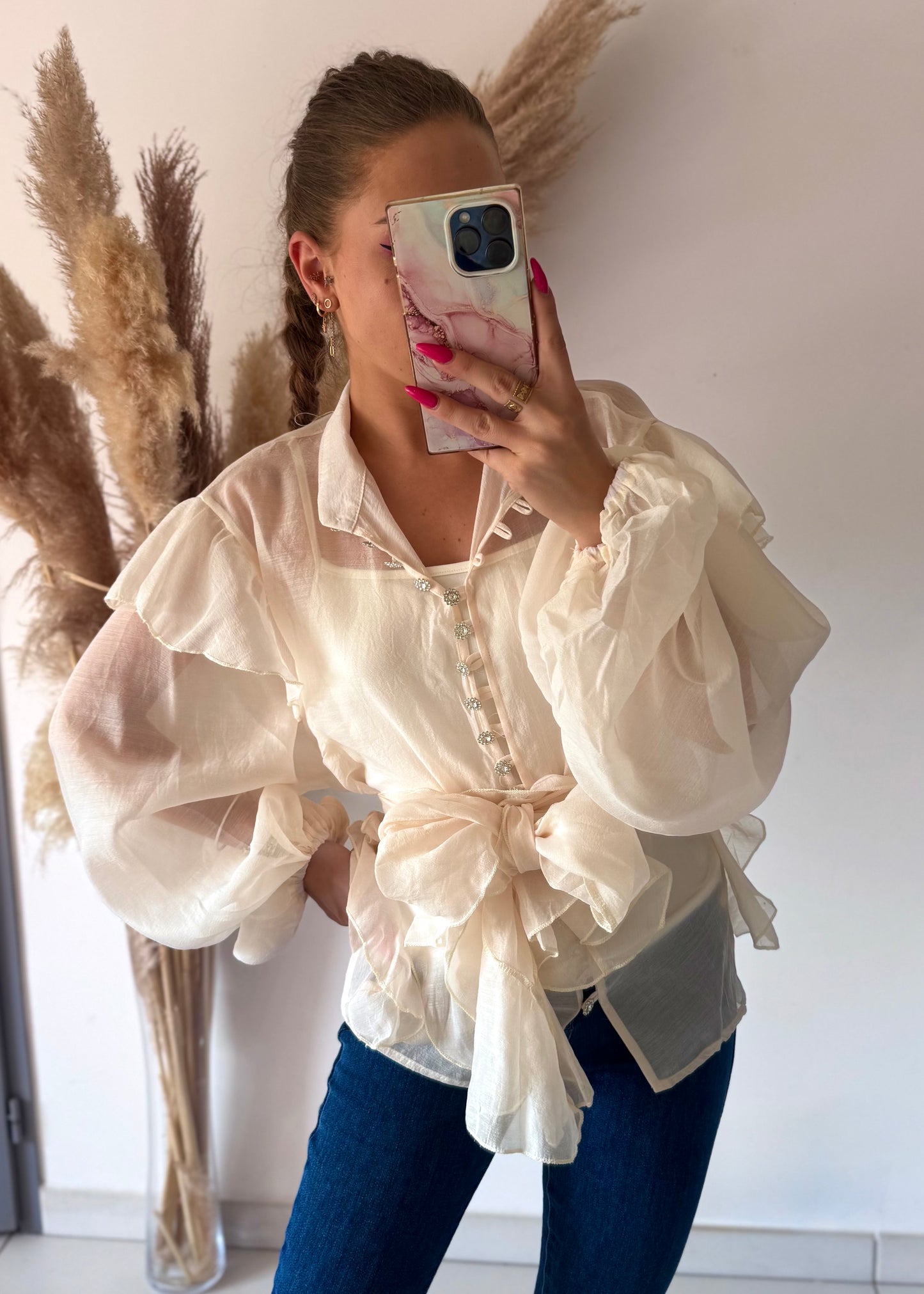 CHEMISE DIAMS - ECRU