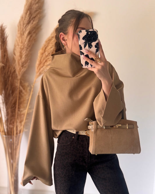 BLOUSE PALOMA - CAMEL