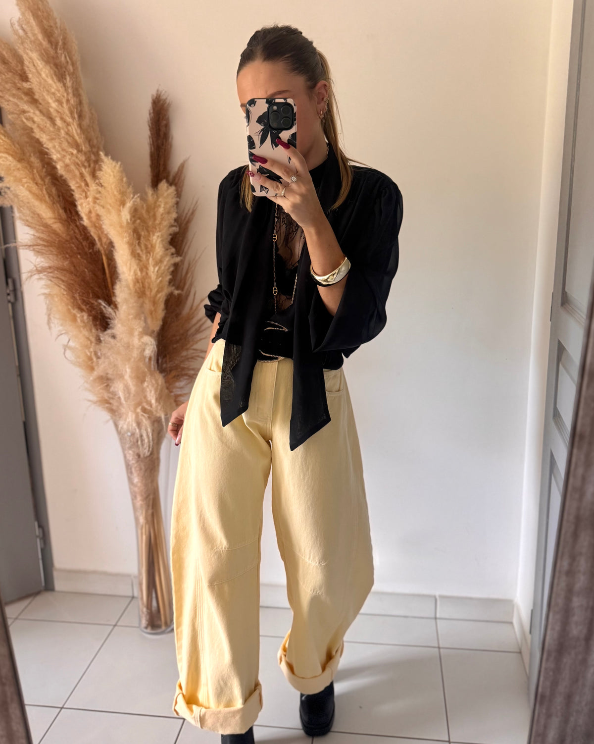 BLOUSE LORIE 2 - NOIR