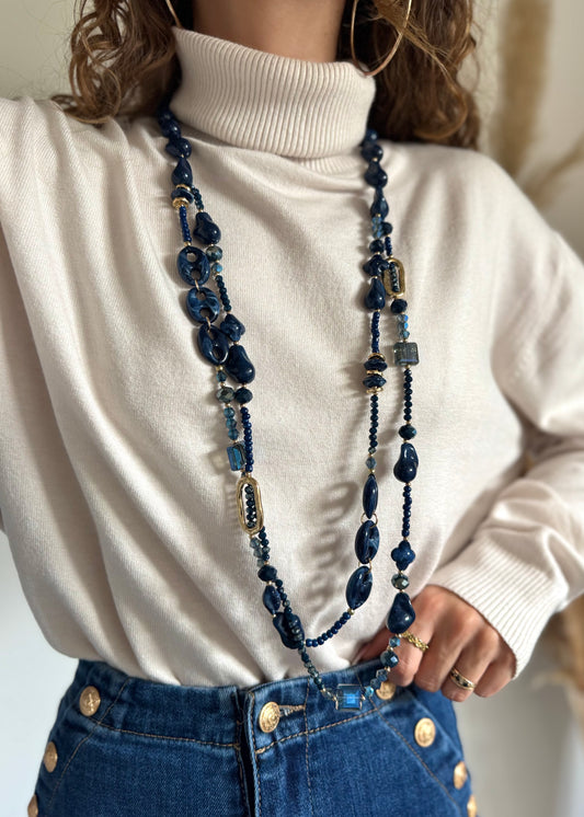 COLLIER BLEU - OCÉANE