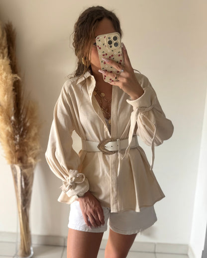 CHEMISE ALIZEE - BEIGE